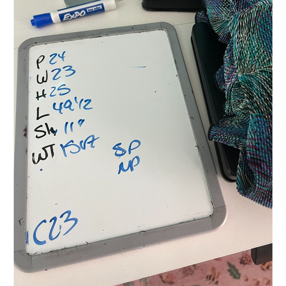 Connected Apparel Blue Green Tiered Flowy Colorful Event Wedding Guest Dress 2X - Picture 8 of 8